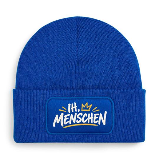 Beechfield Original Patch Beanie - Ih, Menschen 