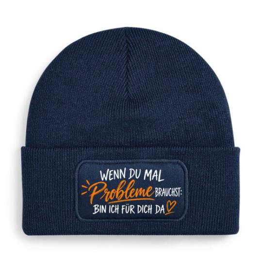Beechfield Original Patch Beanie - Wenn Du mal Probleme brauchst 
