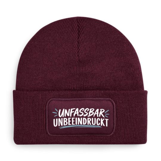 Beechfield Original Patch Beanie - Unfassbar unbeeindruckt 