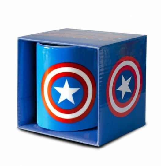 Logoshirt Marvel Comics - Captain America Logo Porzellan Tasse - Kaffeebeche 