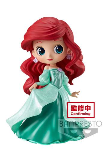 Disney Q Posket Minifigur Ariel Princess Dress Glitter Line 14 cm 