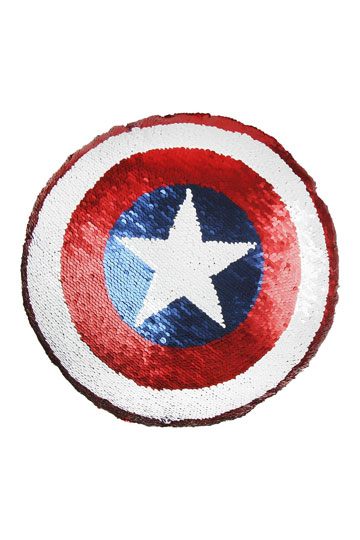 Avengers Pailletten Kissen Captain America 30 x 30 cm 