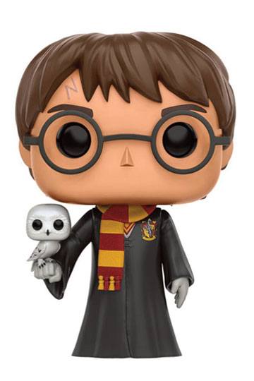 Harry Potter POP! Movies Vinyl Figur Harry with Hedwig 9 cm 