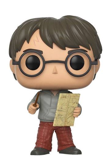 Harry Potter POP! Movies Vinyl Figur Harry Potter with Marauders Map 9 cm 