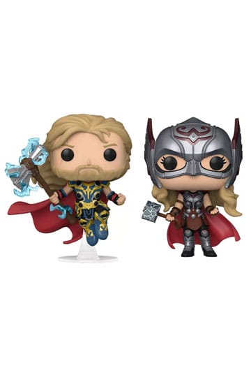 Thor: Love and Thunder POP! Vinyl Figuren 2er-Pack Thor & Mighty Thor 9 cm 