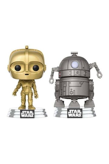 Star Wars POP! Vinyl Figuren 2er-Pack Concept Series: R2-D2 & C-3PO 9 cm 