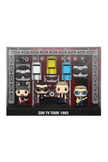 U2 POP! Moments DLX Vinyl Figuren 4er-Pack Zoo TV 1993 Tour 9 cm 