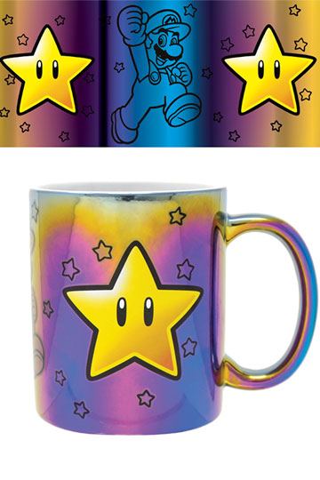 Super Mario Metallic Tasse Star Power 