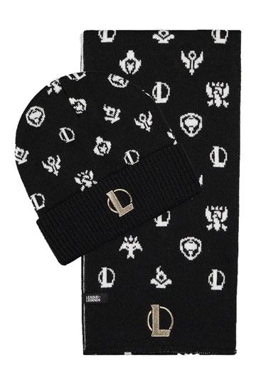 League of Legends Beanie & Schal Set Logos 