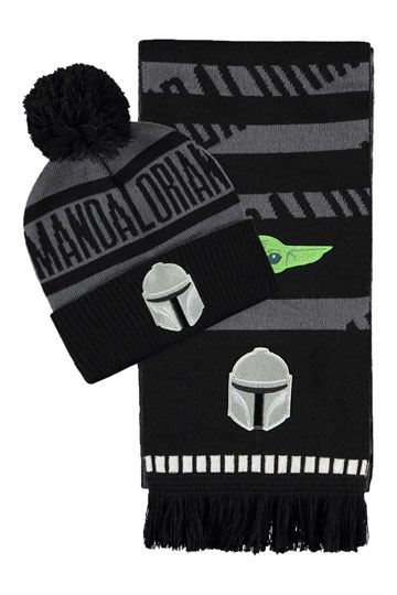 Star Wars: The Mandalorian Beanie & Schal Set Din Djarin and Grogu 