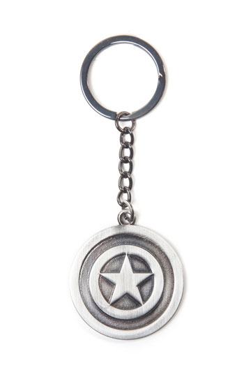 Marvel Metall Schlüsselanhänger Captain America Metal Shield 7 cm 