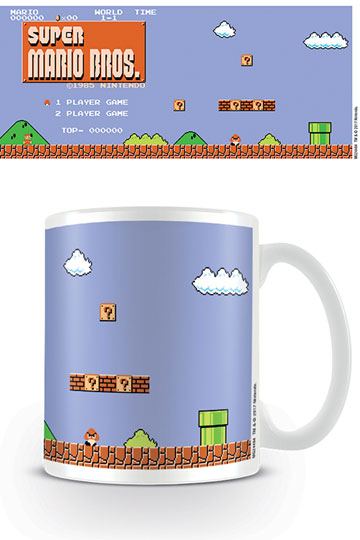 Super Mario Bros. Tasse Retro Title 