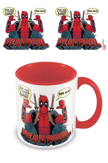 Deadpool Coloured Inner Tasse 2 Thumbs 