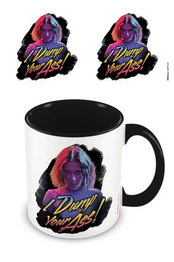 Stranger Things Coloured Inner Tasse I Dump Your Ass Retro 