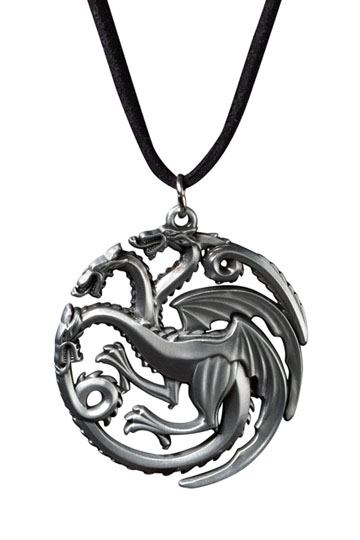 Game of Thrones Anhänger mit Kette Targaryen Sigil Costume 