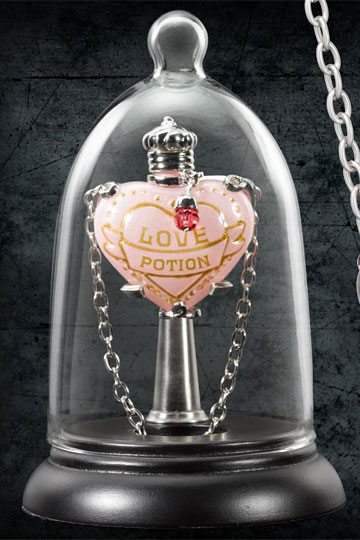 Harry Potter Anhänger mit Kette und Schmuckvitrine Love Potion 