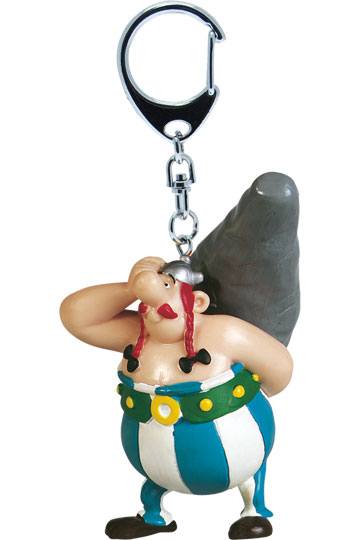 Asterix Schlüsselanhänger Obelix mit Hinkelstein 15 cm 