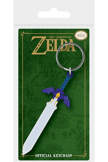Legend of Zelda Gummi-Schlüsselanhänger Master Sword 6 cm 