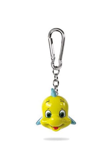Disney 3D Gummi-Schlüsselanhänger The Little Mermaid Flounder 6 cm 