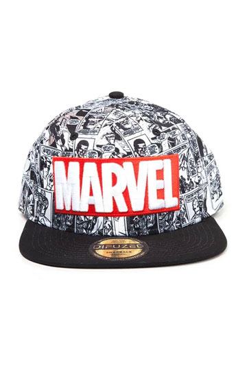 Marvel Comics Snapback Cap Classic Red & White Logo 