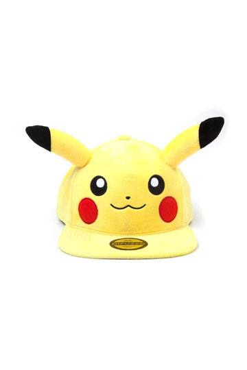 Pokémon Plüsch Snapback Cap Embarrassed Pikachu 