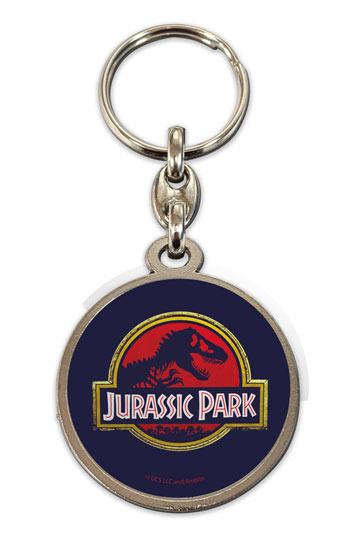 Jurassic Park Metall-Schlüsselanhänger Movie Logo 7 cm 