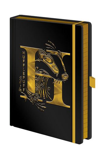 Harry Potter Premium Notizbuch A5 Hufflepuff Foil 