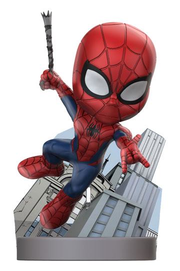 Marvel Superama Mini-Diorama Spider-Man Metallic SDCC Exclusive 10 cm 