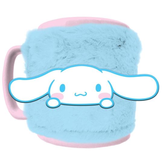 Sanrio Cinnamoroll Fuzzy Mug – Tasse mit Plüschüberzug 
