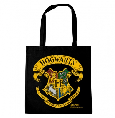 Harry Potter - Hogwarts - Logo - Baumwolltasche 