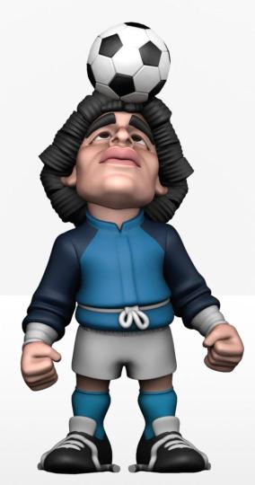 Argentina Football Legend Minix Figur Maradona Life is Life Warm Up 12 cm 