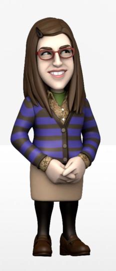 The Big Bang Theory Minix Figur Amy Farrah Fowler 12 cm 