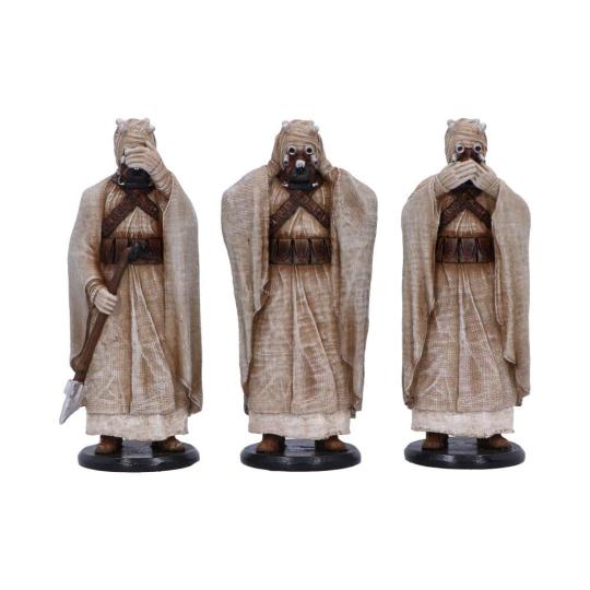 Original Stormtrooper Statue Three Wise Tusken Raiders 14 cm 