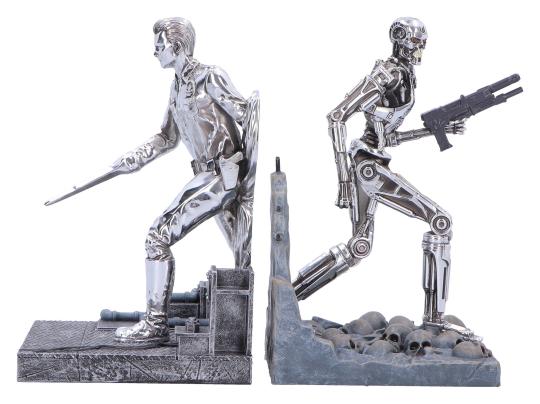 Terminator 2 Buchstützen T-1000 vs T-800 19 cm 