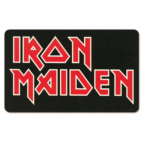 Iron Maiden - Logo - Frühstücksbrettchen - schwarz 