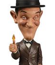 Laurel und Hardy Wackelkopf-Figur Stan Laurel in Suit 20 cm 