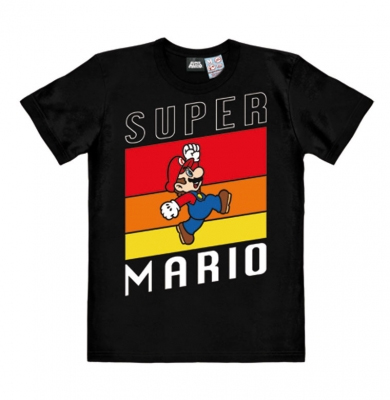 Logoshirt®️ Super Mario T-Shirt schwarz | XXXL