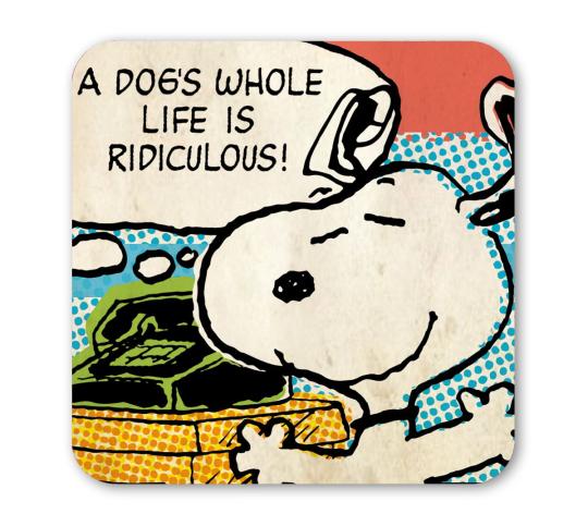 Peanuts - A Dog's Life Untersetzer - Coaster 
