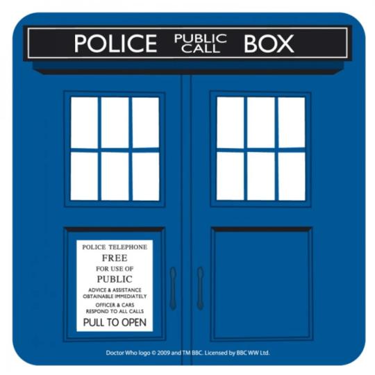 Police Box - Untersetzer - Coaster 