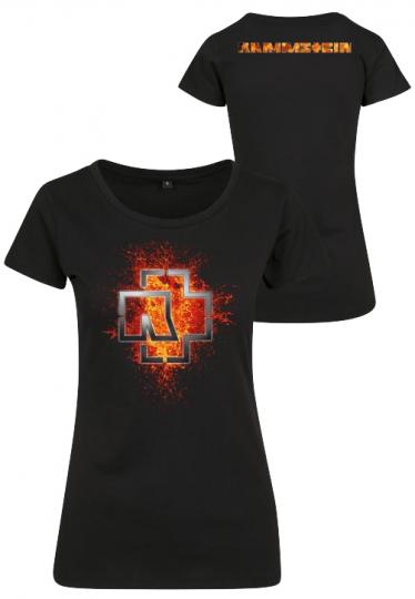 Rammstein Ladies Lava Logo Tee 