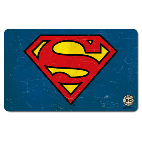 DC - Superman - Logo - Frühstücksbrettchen - azure blue 