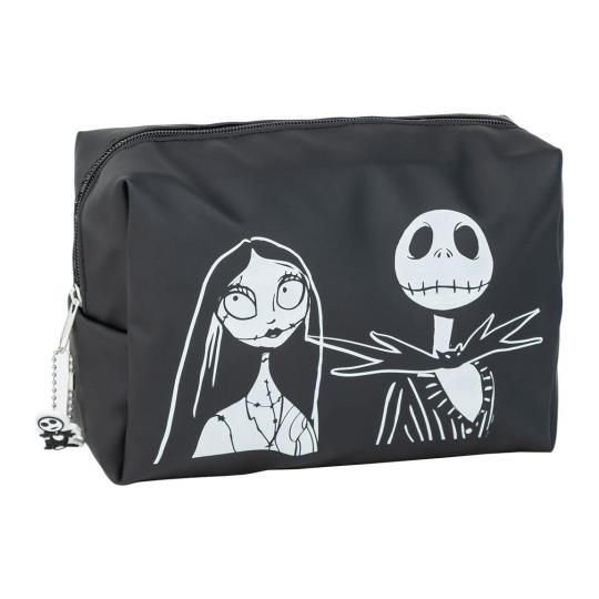 Nightmare Before Christmas Kulturbeutel Jack & Sally Schwarz 