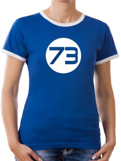 TLM Sheldons Best Number 73 Kontrast T-Shirt Damen 