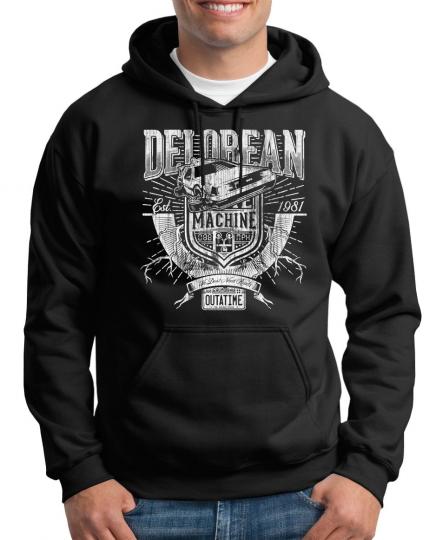 Delorean Machine Outatime Kapuzenpullover 