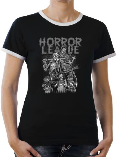 TLM The Horror League Kontrast T-Shirt Damen 