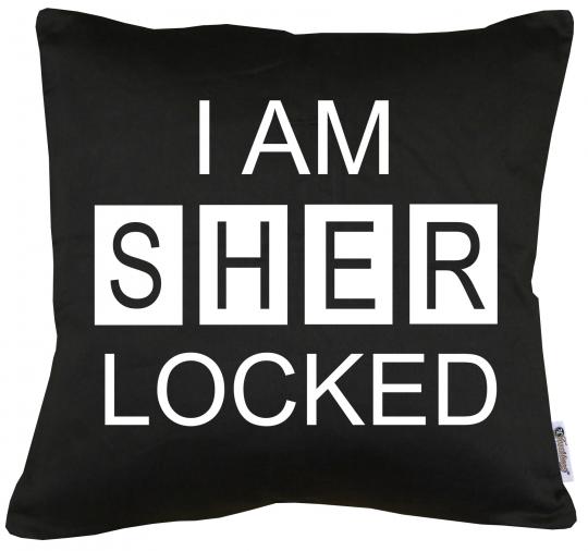 I am Sherlocked Kissen mit Füllung 40x40cm 