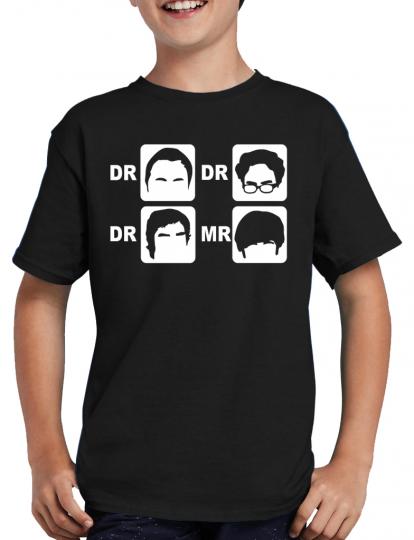 Dr Dr Dr Mr Faces T-Shirt 