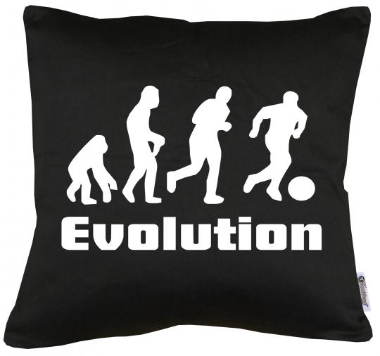 Evolution Fussball Kissen mit Füllung 40x40cm 