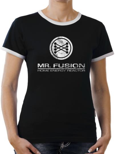 TLM Mr Fusion Reactor Kontrast T-Shirt Damen 