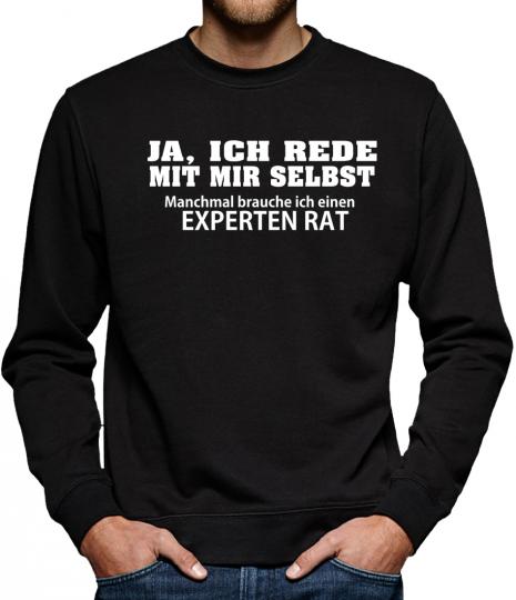 TLM Ja ich rede mit mir selbst Sweatshirt Pullover Herren 